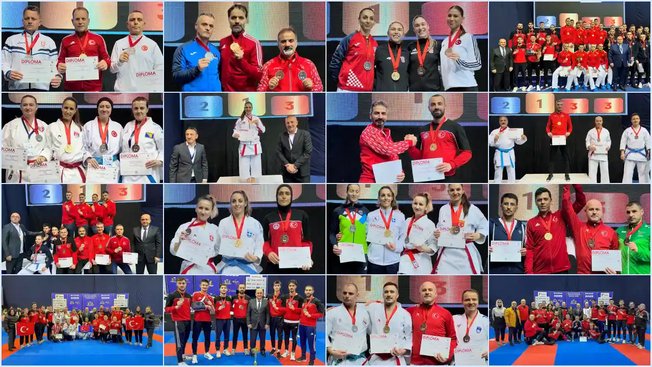 Balkan Şampiyonası'nda Veteran Sporcuların Zaferi