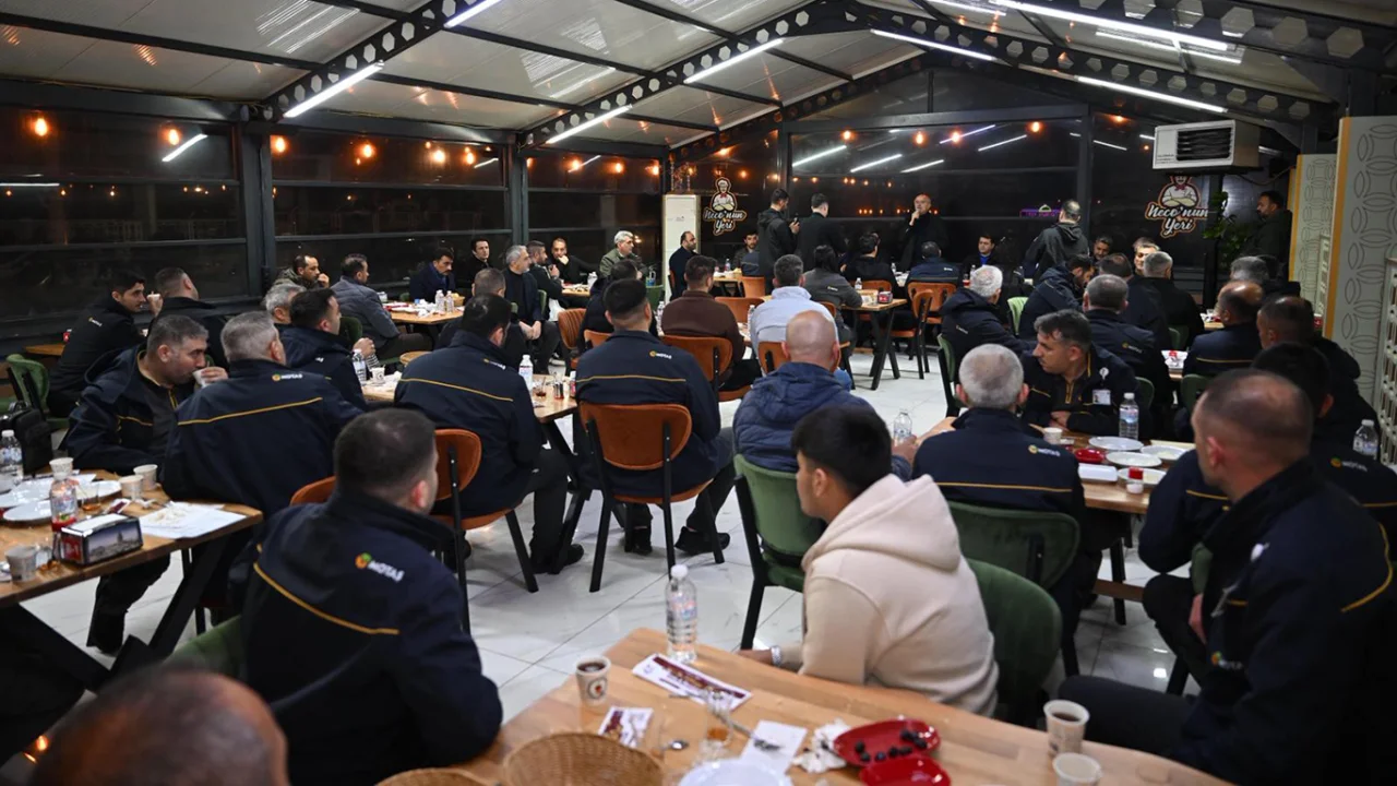 Başkan Er, MOTAŞ personeliyle bir araya geldi