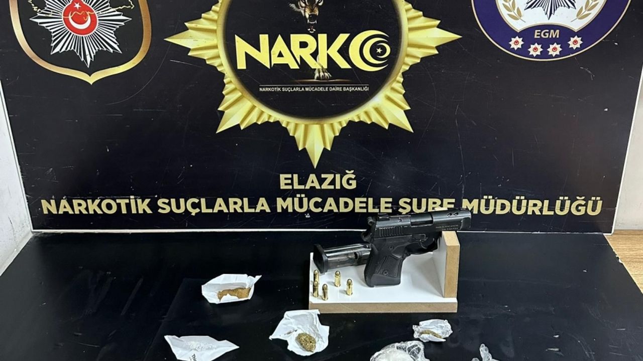 Elazığ'da uyuşturucu operasyonunda yakalanan 3 zanlı tutuklandı