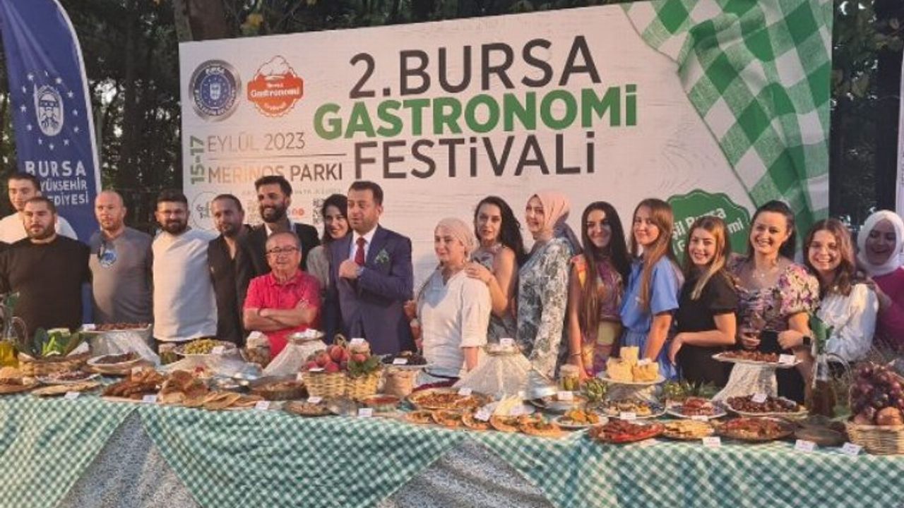 Bursa'da Gastronomi Festivali coşkusu