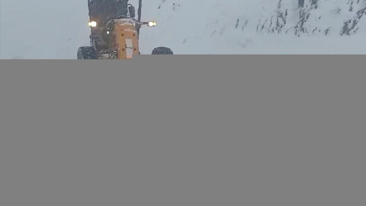 Elazığ'da kar ve tipi nedeniyle yolda kalan araçlar kurtarıldı