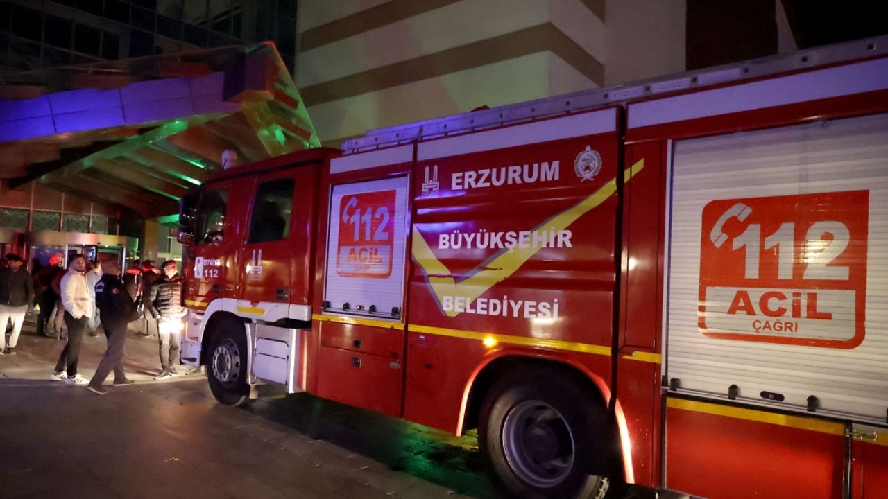Erzurum'da bir kafede patlama sonucu hasar oluştu