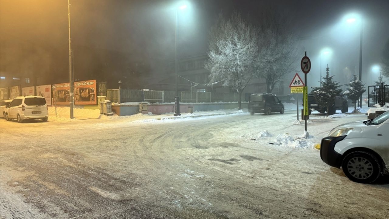 Ardahan'da buzlanma nedeniyle trafikte aksamalar yaşandı