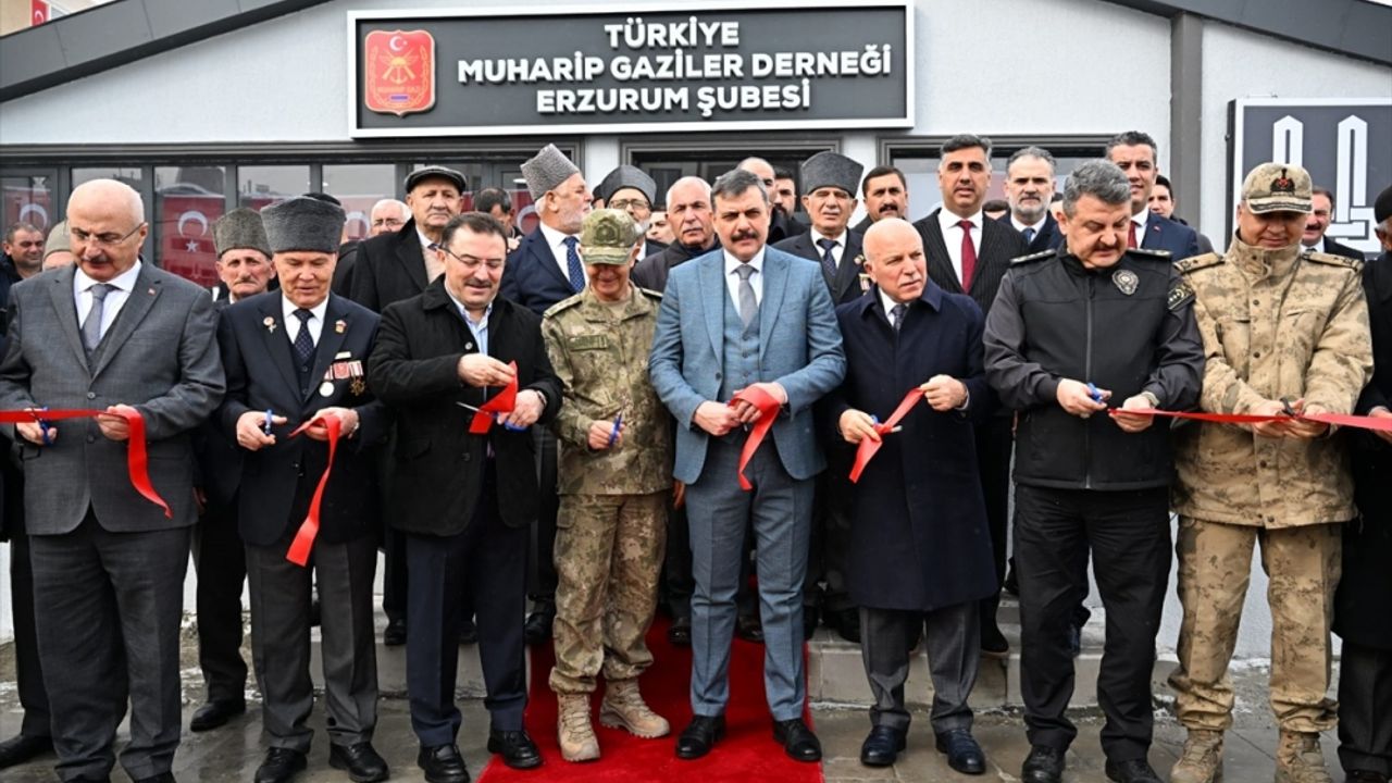 Türkiye Muharip Gaziler Derneği Erzurum Şubesi binası yenilendi