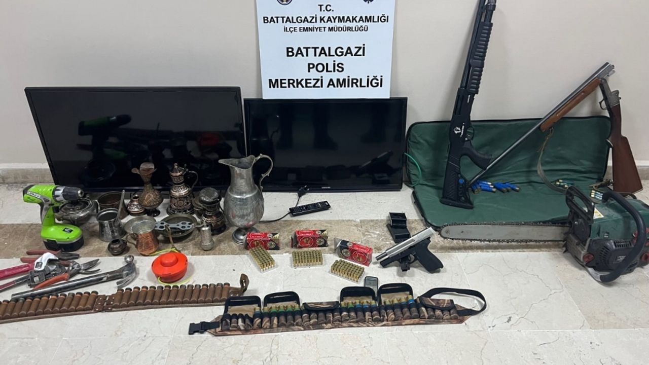 Malatya'da yakalanan 3 hırsızlık şüphelisi tutuklandı