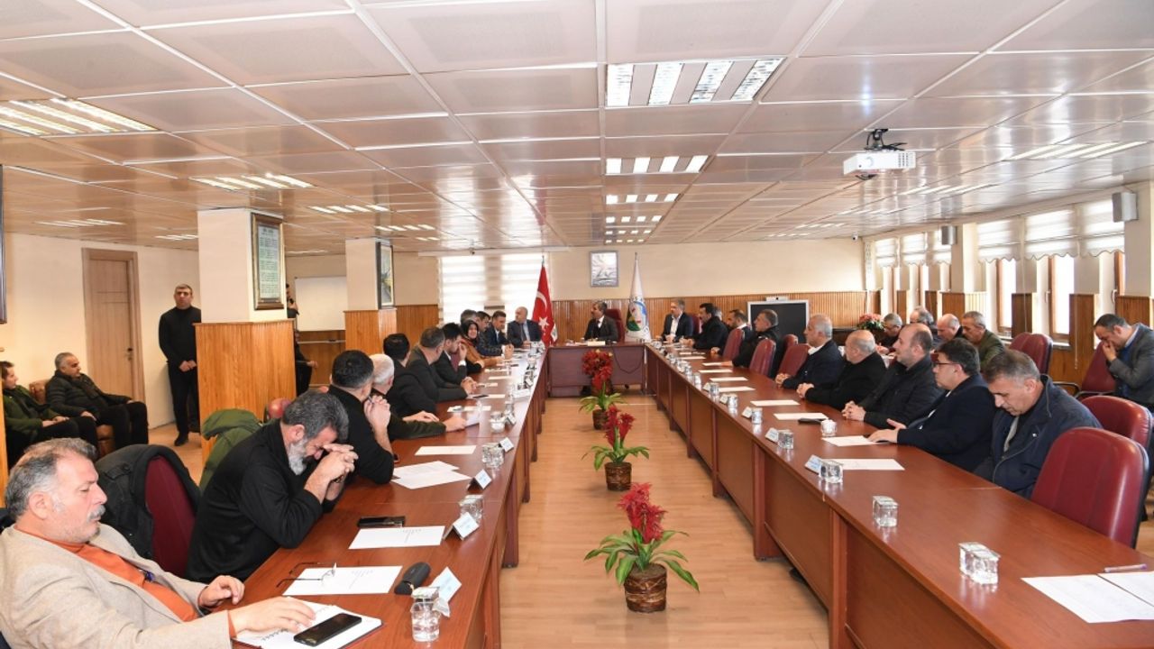 Muş Belediyesinde aylık meclis toplantısı yapıldı