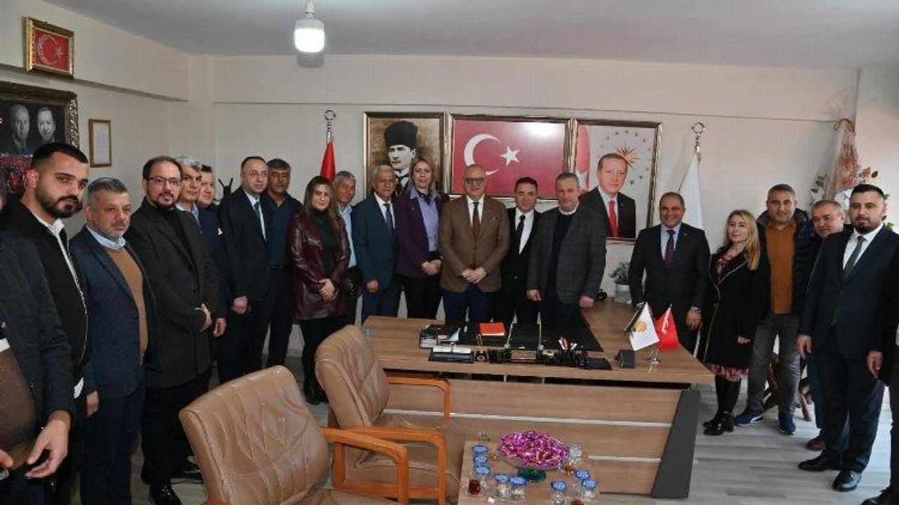 Başkan Ergün'den AK Parti Alaşehir teşkilatına ziyaret