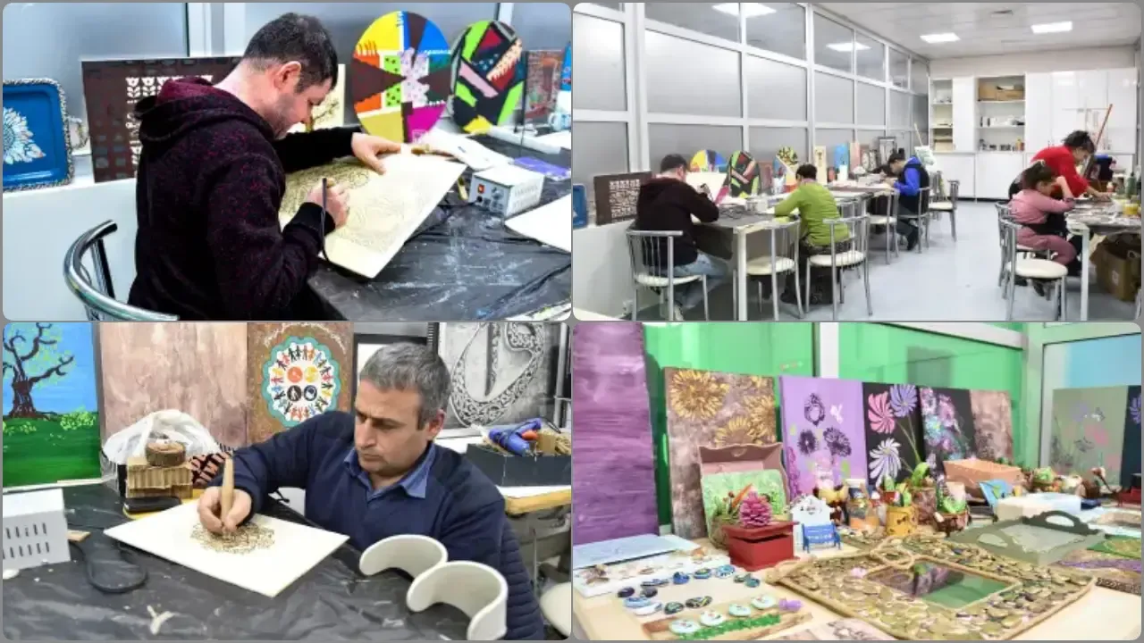 Büyükşehir Belediyesi Engelliler İçin Resim Kursu Açtı