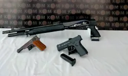 Malatya'da ruhsatsız 3 silahla yakalanan şüpheli gözaltında