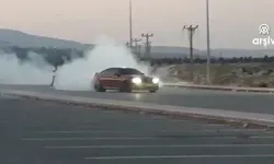 Malatya'da drift yapan sürücüye 28 bin 532 lira ceza