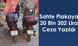 Sahte Plakaya 20 Bin 302 Lira Ceza Yazıldı