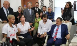 A Milli Kadın Voleybol Takımı oyuncusu Melissa Vargas Malatya'da