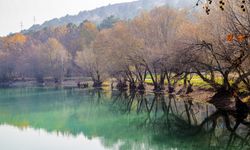 Turgut Özal Tabiat Parkı'nda sonbahar renkleri hakim oldu