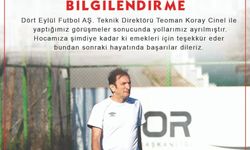 Sivas Dört Eylül Futbol’da, Teknik Direktör Teoman Koray Cinel ile yollar ayrıldı