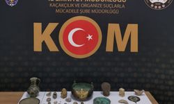 Erzurum'da 182 tarihi obje ele geçirildi, 5 şüpheli gözaltına alındı