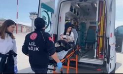 Van'da 19 yaşındaki hasta ambulans helikopterle hastaneye ulaştırıldı