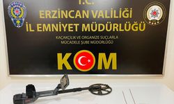 Erzincan'da tarihi eser operasyonunda 3 şüpheli yakalandı