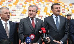 Gençlik ve Spor Bakanı Bak, Yeni Malatya Stadyumu'nda incelemede bulundu: