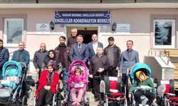 Vali Çelik'ten Engellilere tekerlekli sandalye desteği