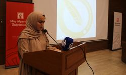 Muş'ta üniversite öğrencileri, Gazze için şiirler okudu