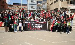 Van ve çevre illerde AK Parti Kadın Kolları üyeleri, Filistinli anneler için toplandı