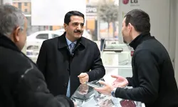 Başkan Taşkın, Dönüşümün Yapılacağı İnönü Caddesi Esnafını Ziyaret Etti