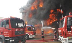 Ankara'da ahşap palet fabrikasında yangın