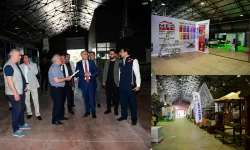 Başkan Er Yapı Dekorasyon Fuarı Alanında İncelemelerde Bulundu