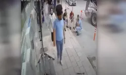 Patlayan tır lastiği korku dolu anlar yaşattı