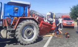 Malatya'da kamyon ile traktör çarpıştı: 1 ölü