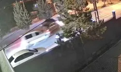 Malatya'da 6 kişinin yaralandığı zincirleme trafik kazası güvenlik kamerasında