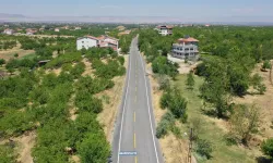 Malatya Samanköy'de 7 kilometrelik yol yenilendi