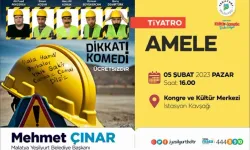 “Amele Tiyatro Gösterimine Tüm Hemşehrilerimizi Bekliyoruz”