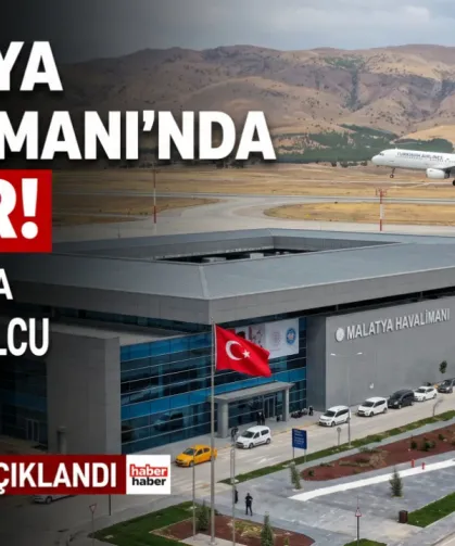 Malatya Havalimanı eylülde 72 bin 547 yolcu ağırladı