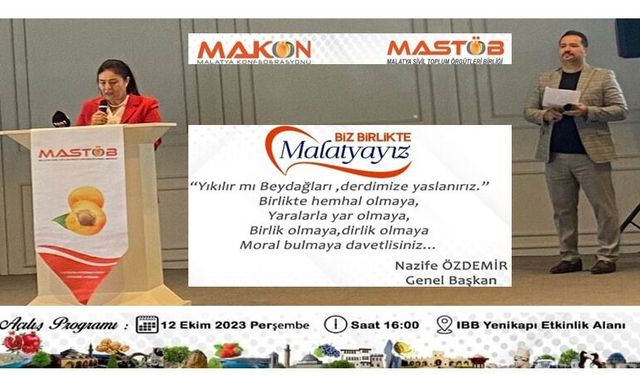 Nazife Özdemir, Biz büyük bir Aileyiz! Ortak Paydamız Sadece Malatya'dır