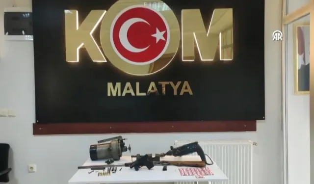 Malatya'da silah imalatı ve ticareti yapan 3 şüpheli yakalandı