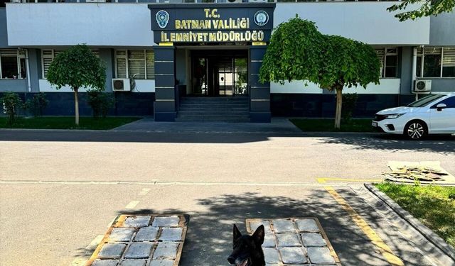 Batman’da uyuşturucu operasyonunda 13 kilogram skunk ele geçirildi