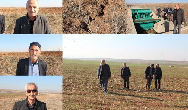 Kuraklık endişesi yaşayan çiftçilerden su talebi
