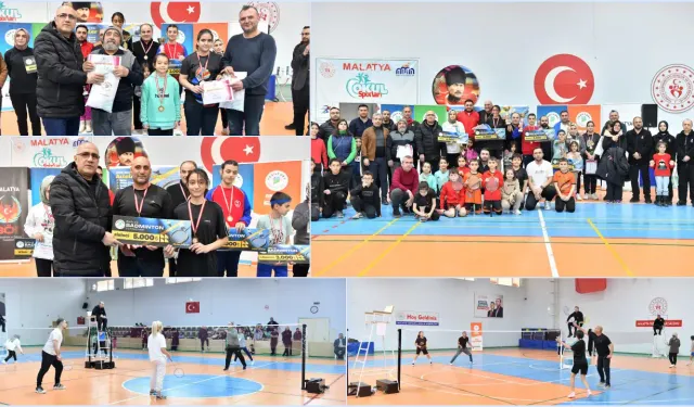 Aileler Arası Badminton Turnuvası Büyük İlgi Gördü