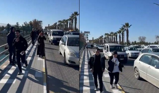 Şanlıurfa’da MSÜ sınavına trafik engeli