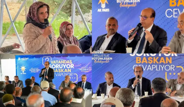Başkan Geçit Mahmutlu Mahallesinde Vatandaşlarla Buluştu