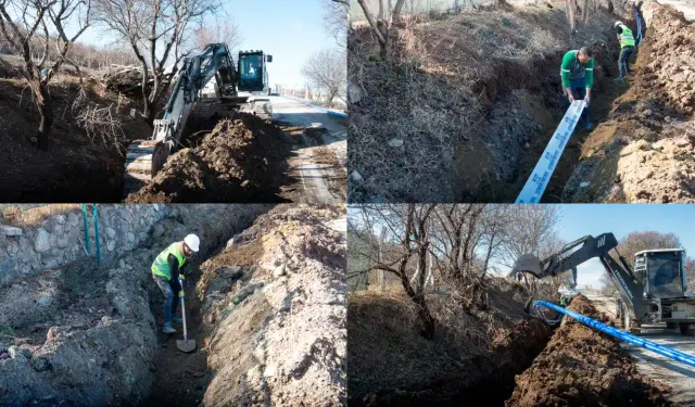 Bulutlu ve Hisartepe’ye 12.300 Metre İçme Suyu Hattı