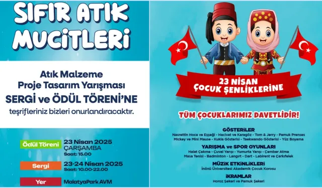 Yeşilyurt Belediyesi’nden 23 Nisan Etkinlikleri