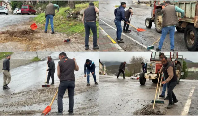 Arapgir’de Dolu Ve Sel Sonrası Hızlı Müdahale