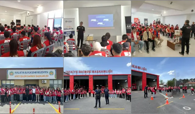 Büyükşehir Belediyesi Genç Kızılay'a Afet Eğitimi Verdi