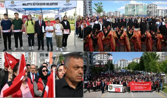 Malatya'da Aile Günü Yürüyüş Ve Festivalle Kutlandı