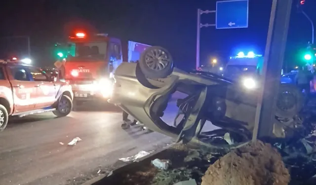 Malatya'da 2 otomobil çarpıştı: 5 yaralı