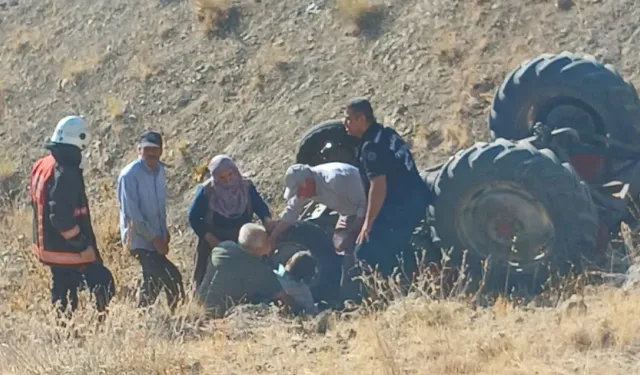 Malatya'da traktör şarampole devrildi: 1 yaralı
