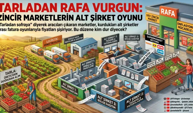 Tarladan Rafa Vurgun: Zincir Marketlerin Alt Şirket Oyunu