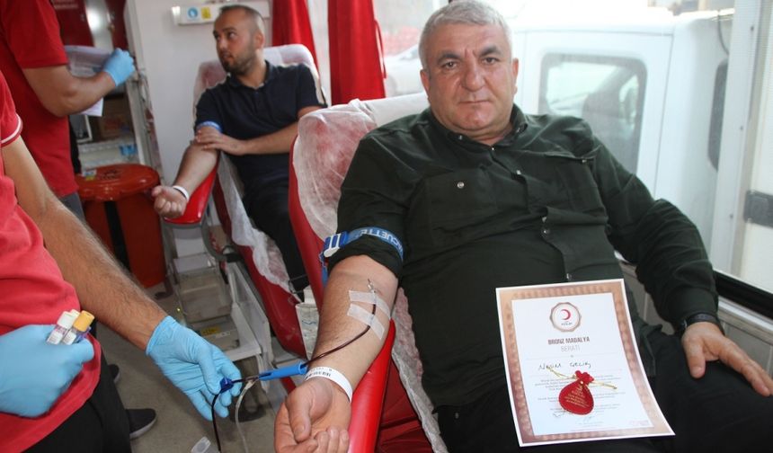 Malazgirt'te kan bağışı kampanyası başlatıldı